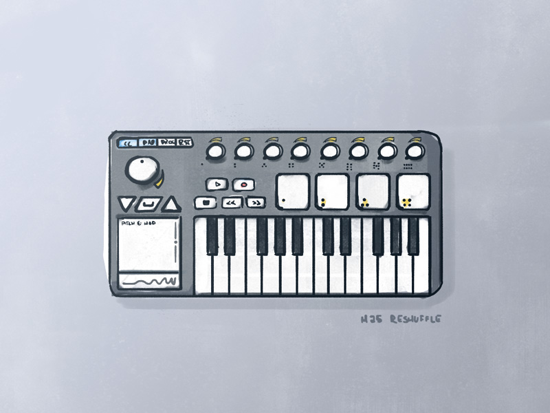 Audio controller shuffle